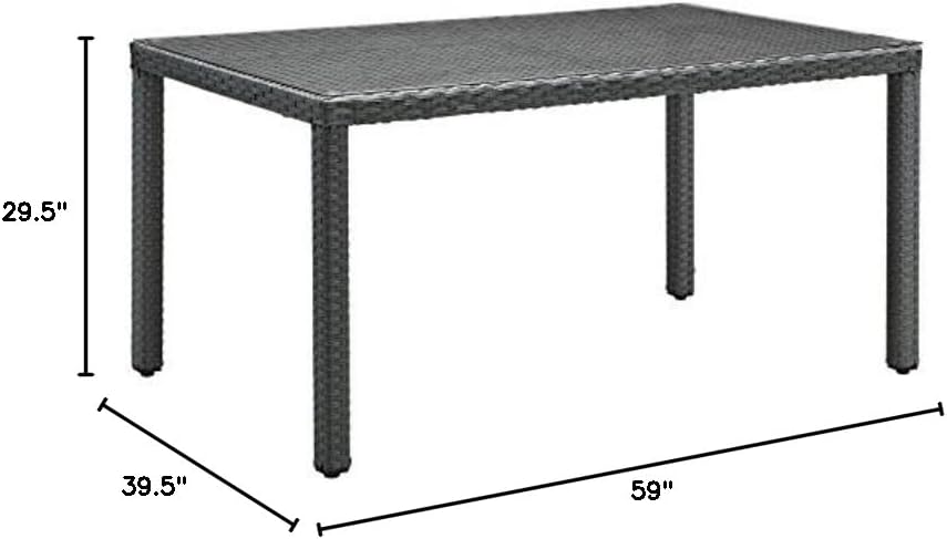 Outdoor Patio Rectangle Dining Table
