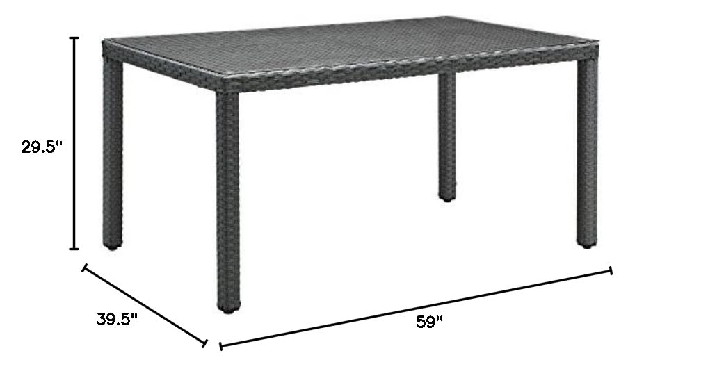 Outdoor Patio Rectangle Dining Table