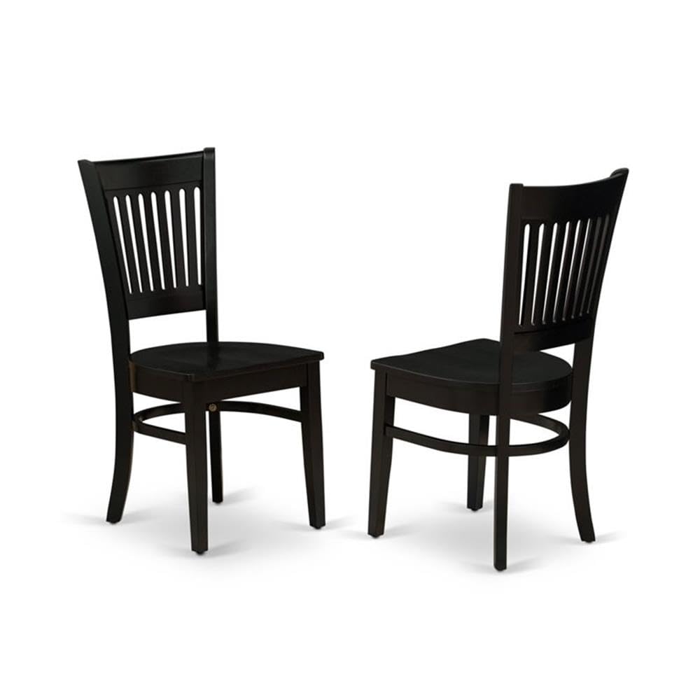 3-Piece Drop Leaf Dining Set with Round Table and 2 Chairs