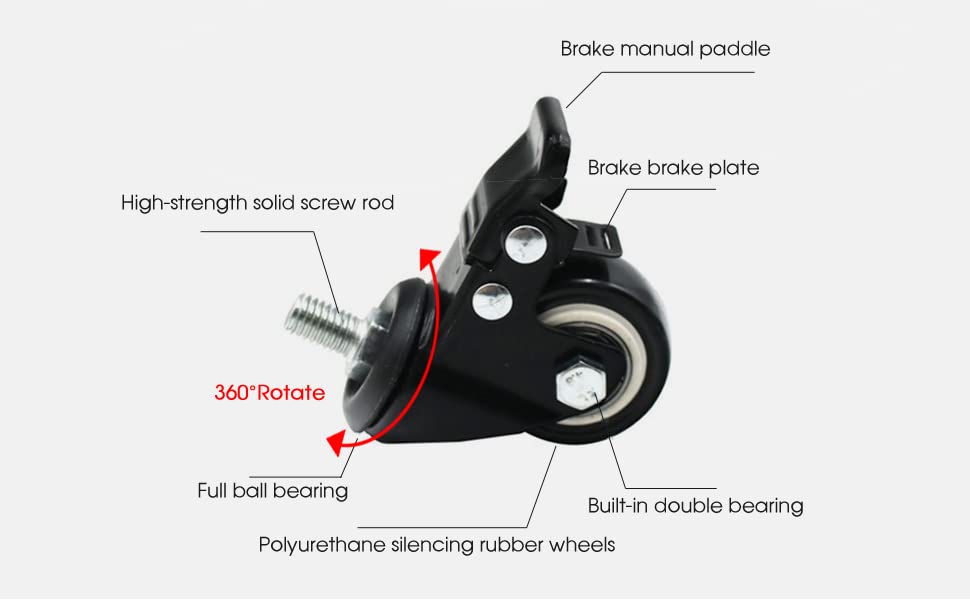 2-Tier Metal Plant Stand with Wheels - 440 lbs Capacity