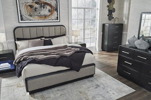 Rowanbeck Modern 7-Drawer Dresser with Felt-Lined Top Drawer