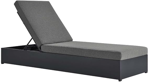 Aluminum Outdoor Chaise Lounge with Weather-Resistant Cushions