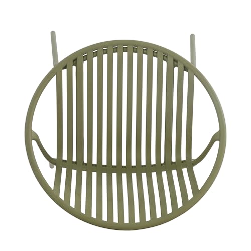 Modern Stackable Patio Dining Chairs Set of 2