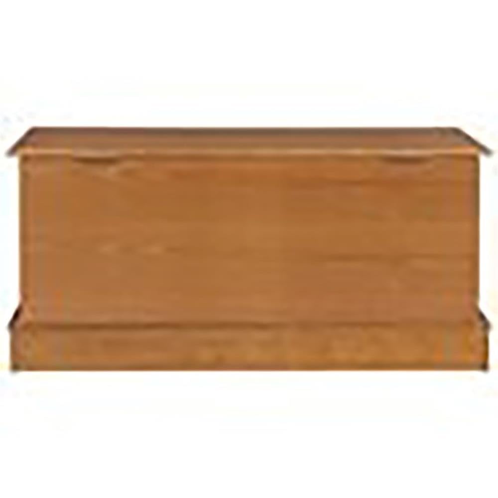Cedar Wood Storage Blanket Chest Bench Honey Brown