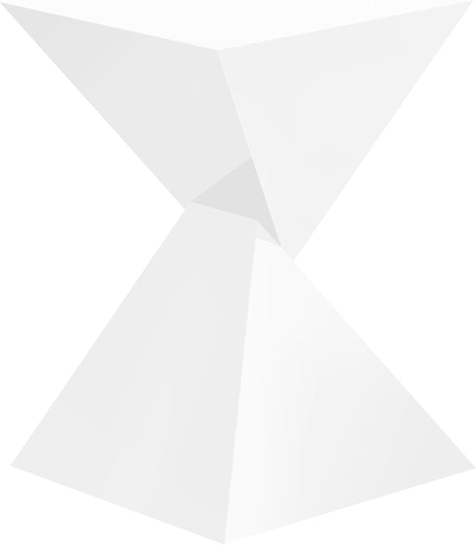 Black Acrylic Side Table