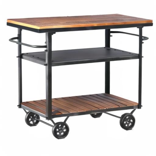 3-Tier Rolling Utility Cart with Wheels