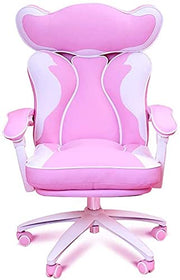 Computer Gaming Chair Pink Cute Home Lift Reclining Live Chair Ergonomic Gaming Chair (Color : Normal)