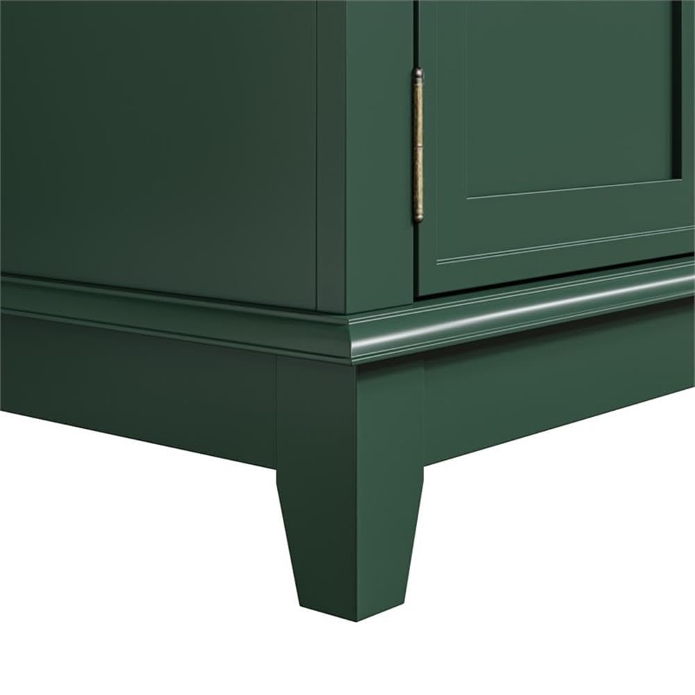 LIVILAND Farmhouse TV Stand for TVs up to 75" in Green