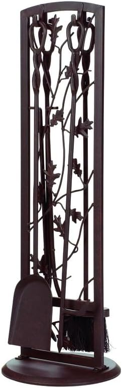 Oak Leaf Fireplace Tool Set 5 Piece