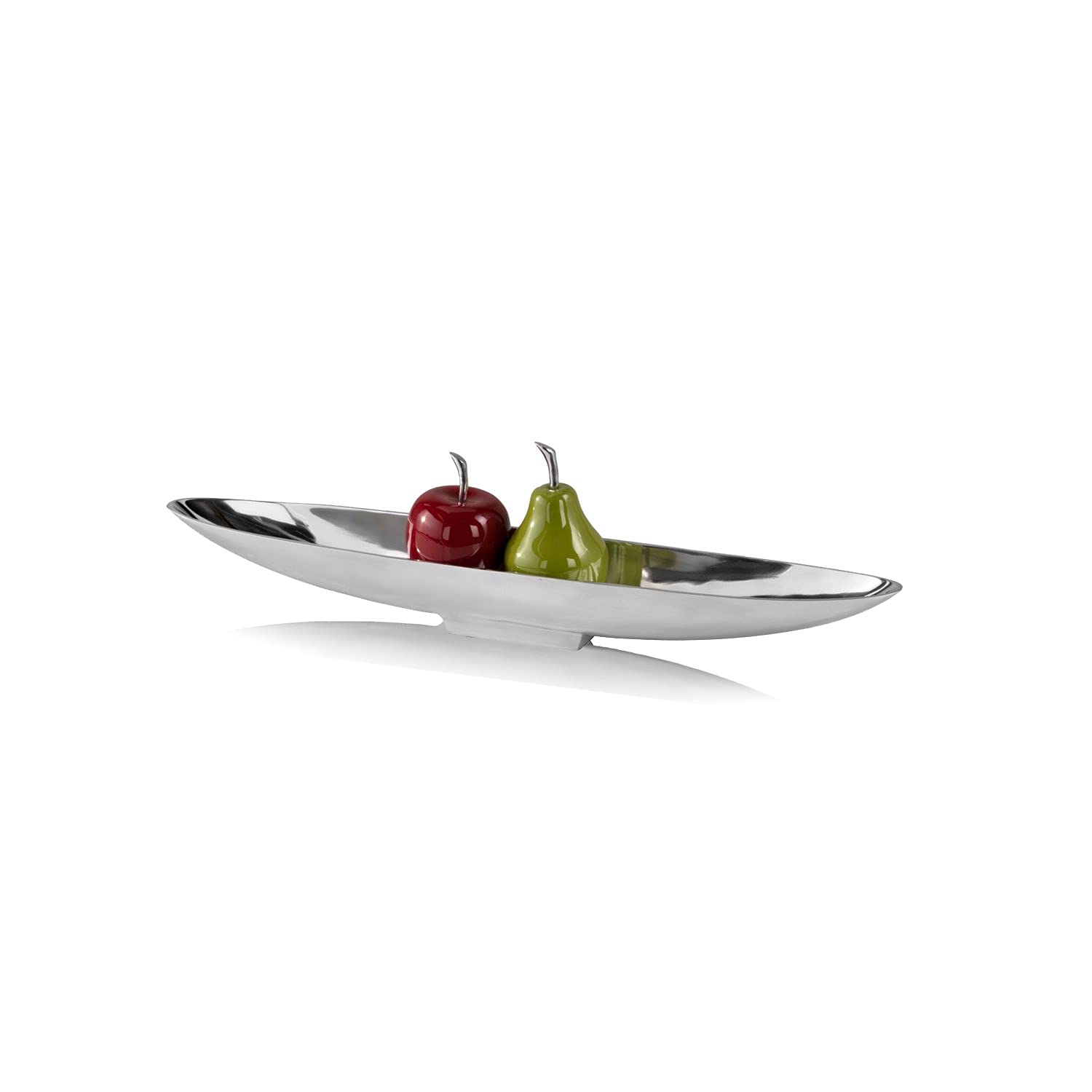 Aluminum Boat-Shaped Decorative Bowl Tray