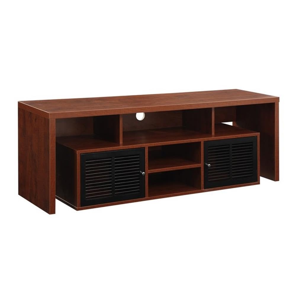 60" TV Stand with Storage Cabinets and Shelves