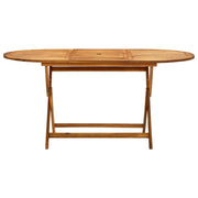 Solid Acacia Wood Folding Patio Table