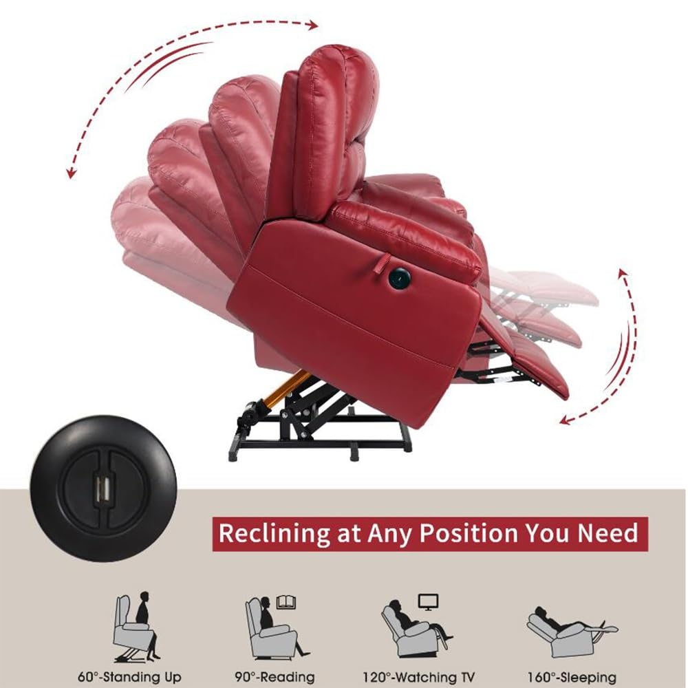 Electric Power Lift Recliner Chair with Massage