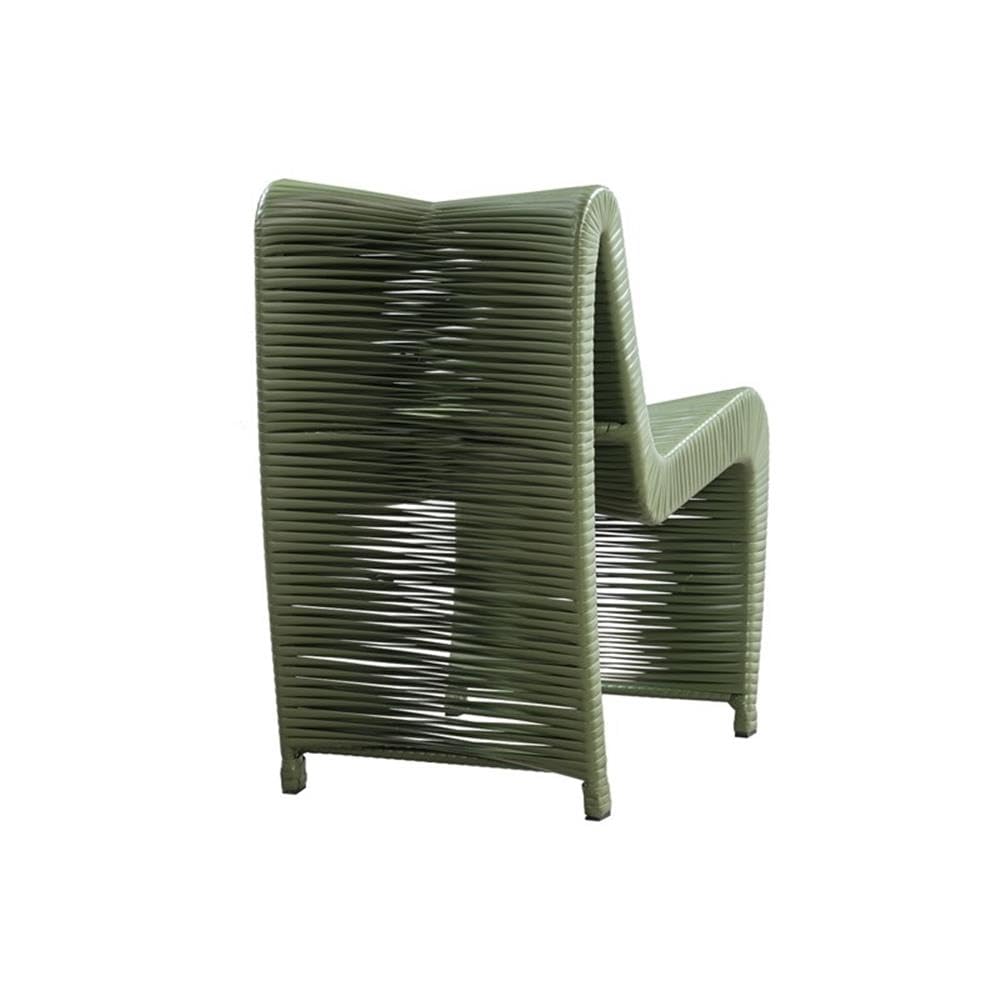 Outdoor Patio Dining Chairs Set of 2 - Olive Green