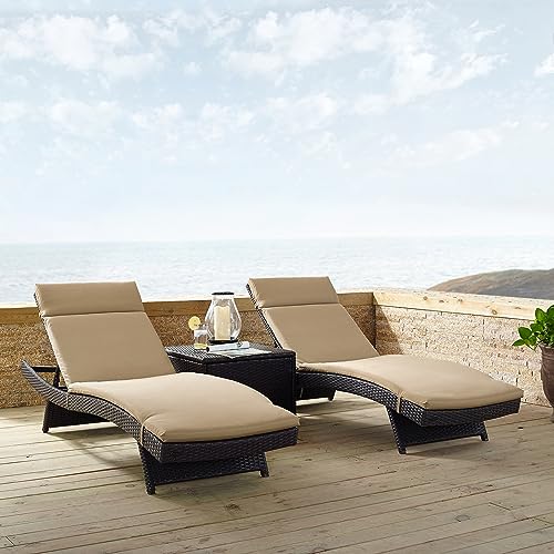 Biscayne Reclining Wicker Outdoor Chaise Lounge Chair