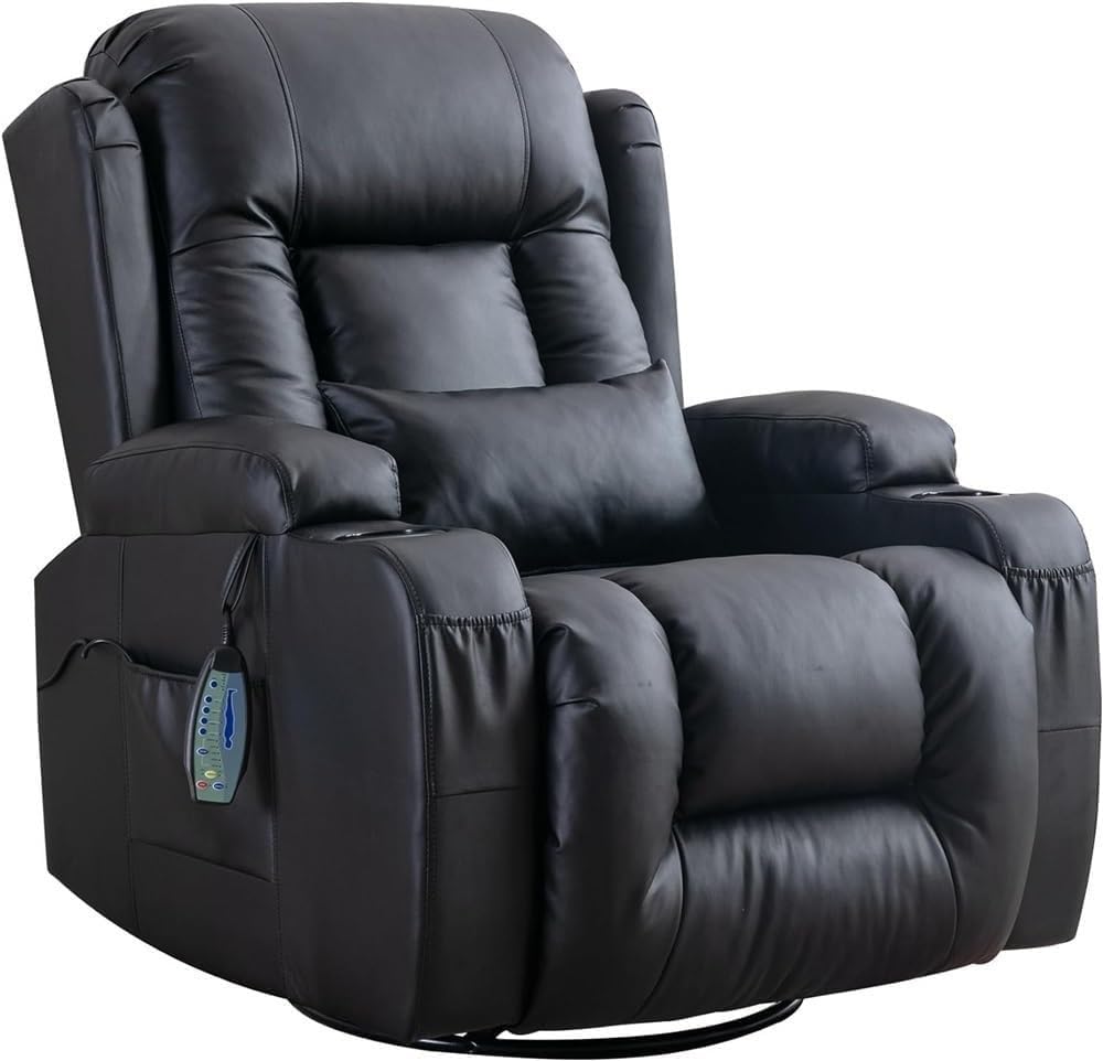 Electric Power Lift Recliner with Heat and Massage