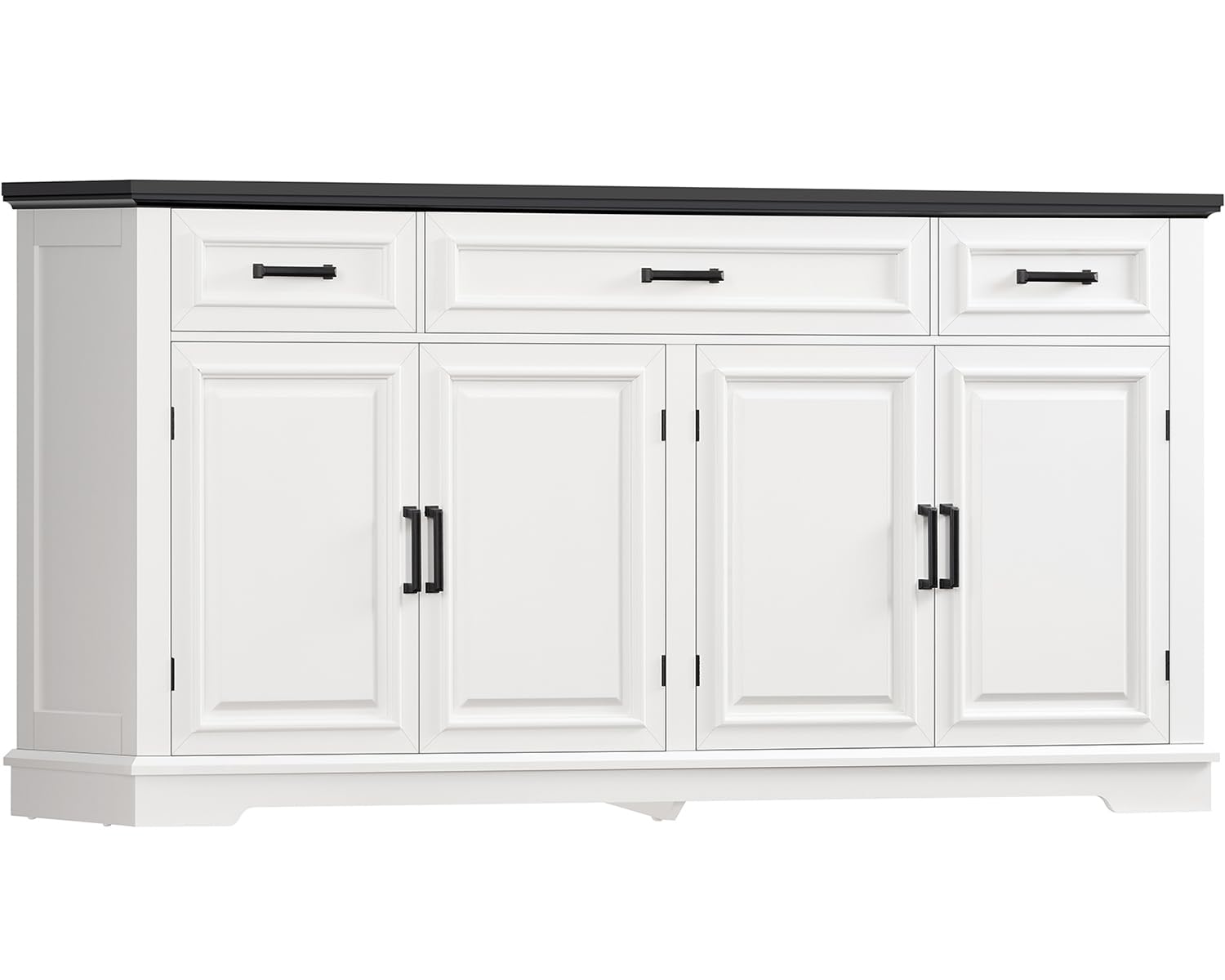 59" Buffet Cabinet with 4 Doors and 3 Drawers