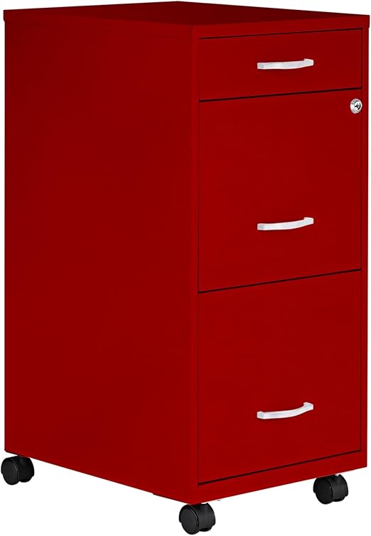 3-Drawer Mobile File Cabinet