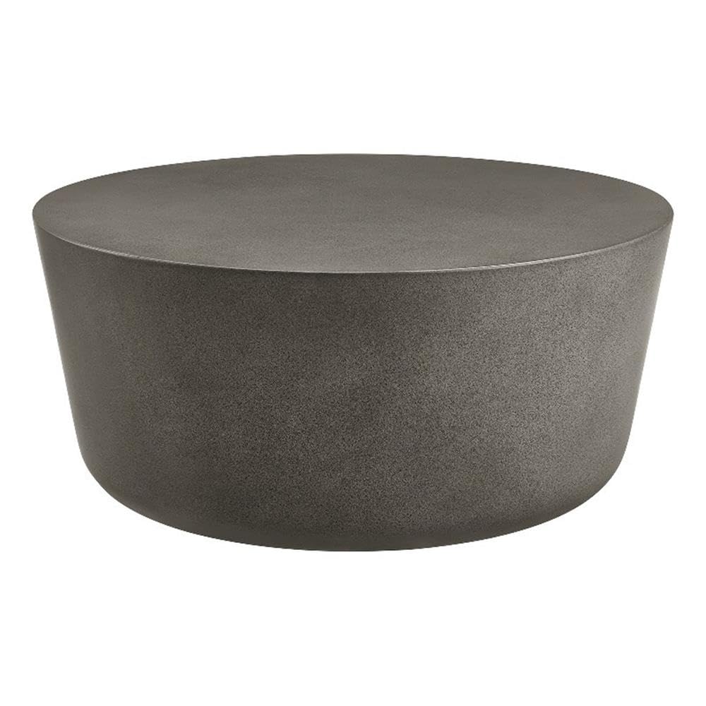 34 Inch Round Concrete Coffee Table