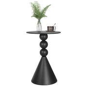 Metal Round Martini Table - Modern Accent Side Table