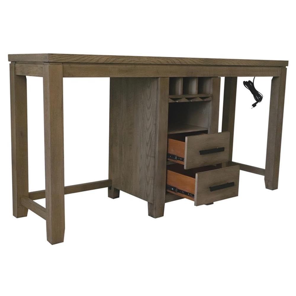 Counter Height Pub Table Set with Stools