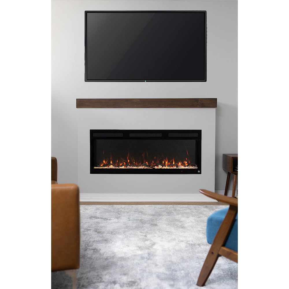 57" Smart Electric Fireplace with WiFi and Alexa