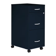 3-Drawer Mobile File Cabinet