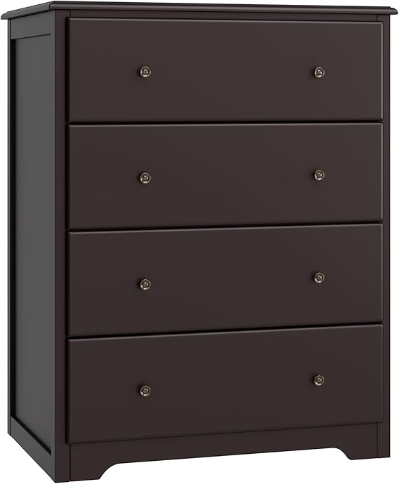 4 Drawer Dresser Chest Storage Cabinet