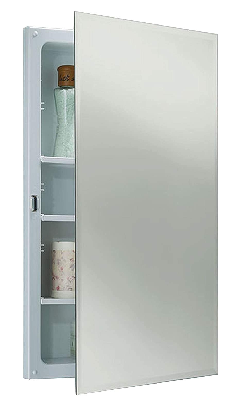 Frameless Horizon Single-Door Recessed Medicine Cabinet