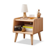 Short Nightstand with Open Storage