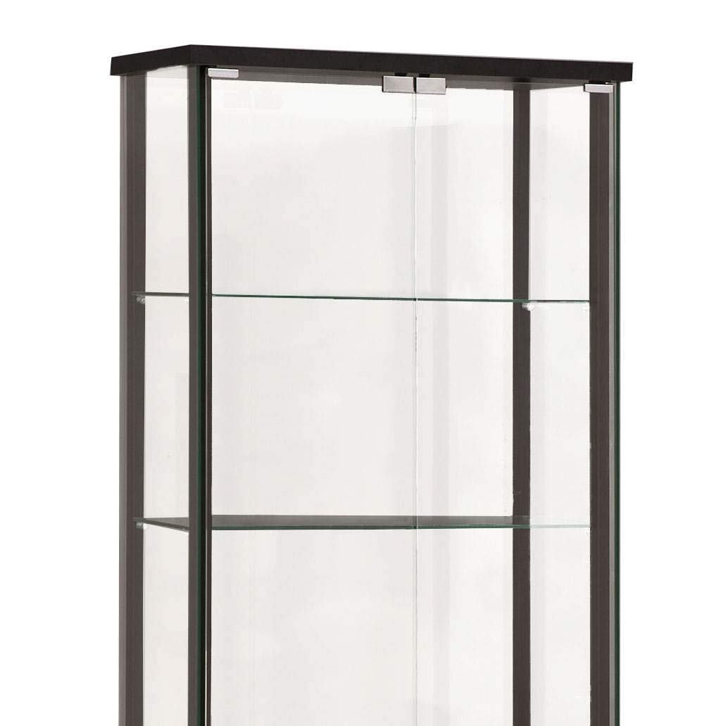 5-Shelf Curio Display Cabinet with Tempered Glass Shelves
