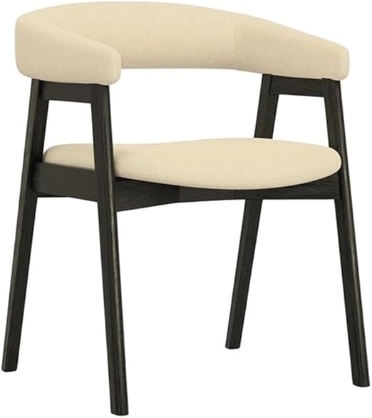 Upholstered Dining Chairs Set of 2 - Natural Wood