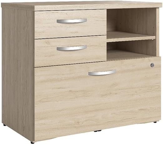 Office Storage Cabinet with Drawers and Shelves
