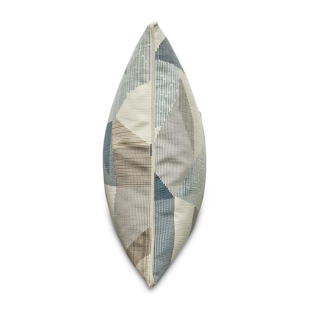 Renue Jetson 19 Inch Velvet Throw Pillow Set of 2 - Mineral Blue