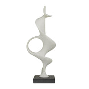 Polystone Abstract Decorative Sculpture 10" x 9" x 28"