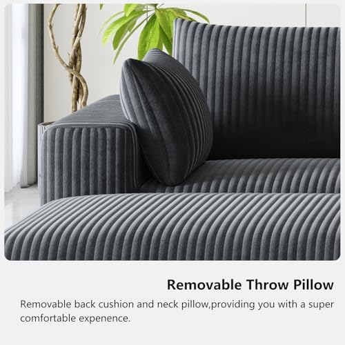 108" Modern Modular L-Shaped Sectional Sofa with Chaise