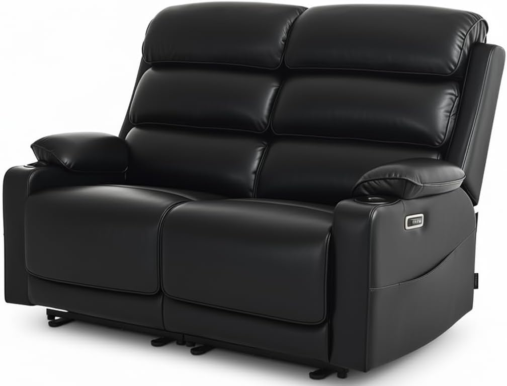 63.4" Oversized Reclining Loveseat with Heat and Massage