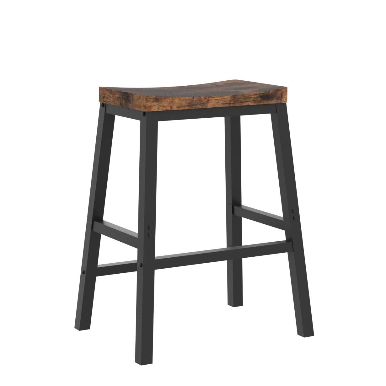 Bar Stools Set of 2 with Footrests