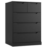 5 Drawer Dresser with Cut-Out Handles