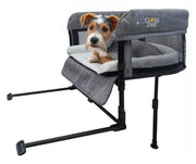 Bedside Pet Bed with Elevated Sides