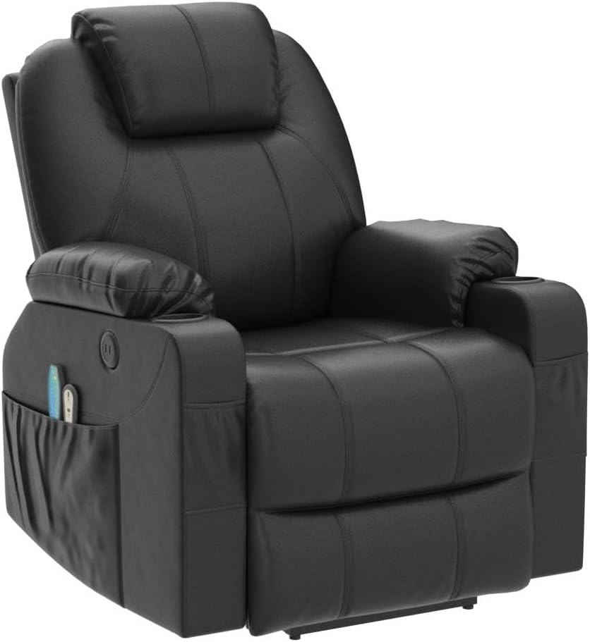 Power Lift Recliner Chair with Massage and Heat