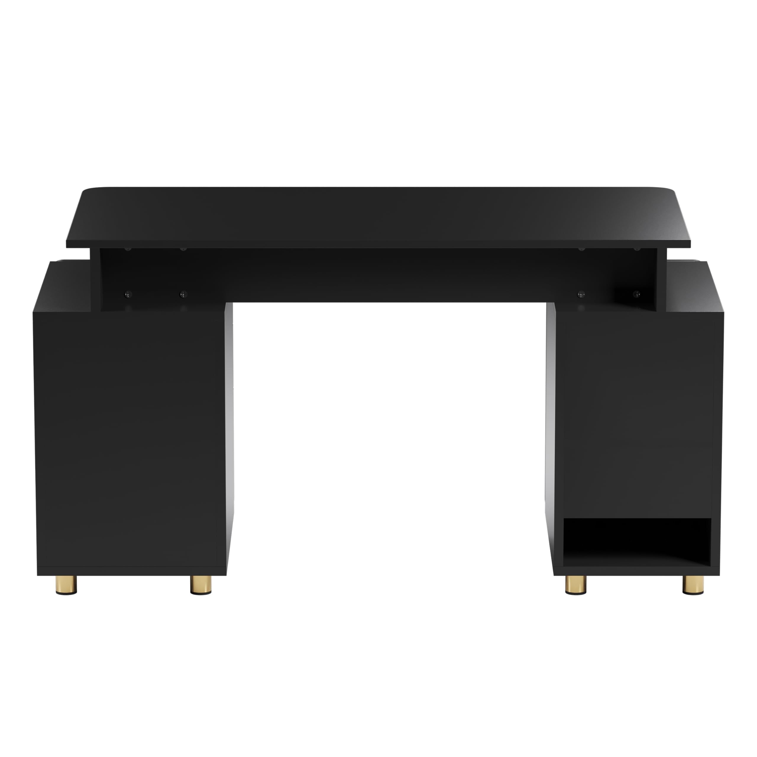 Executive Desk with 3 Drawers and Storage Cabinet