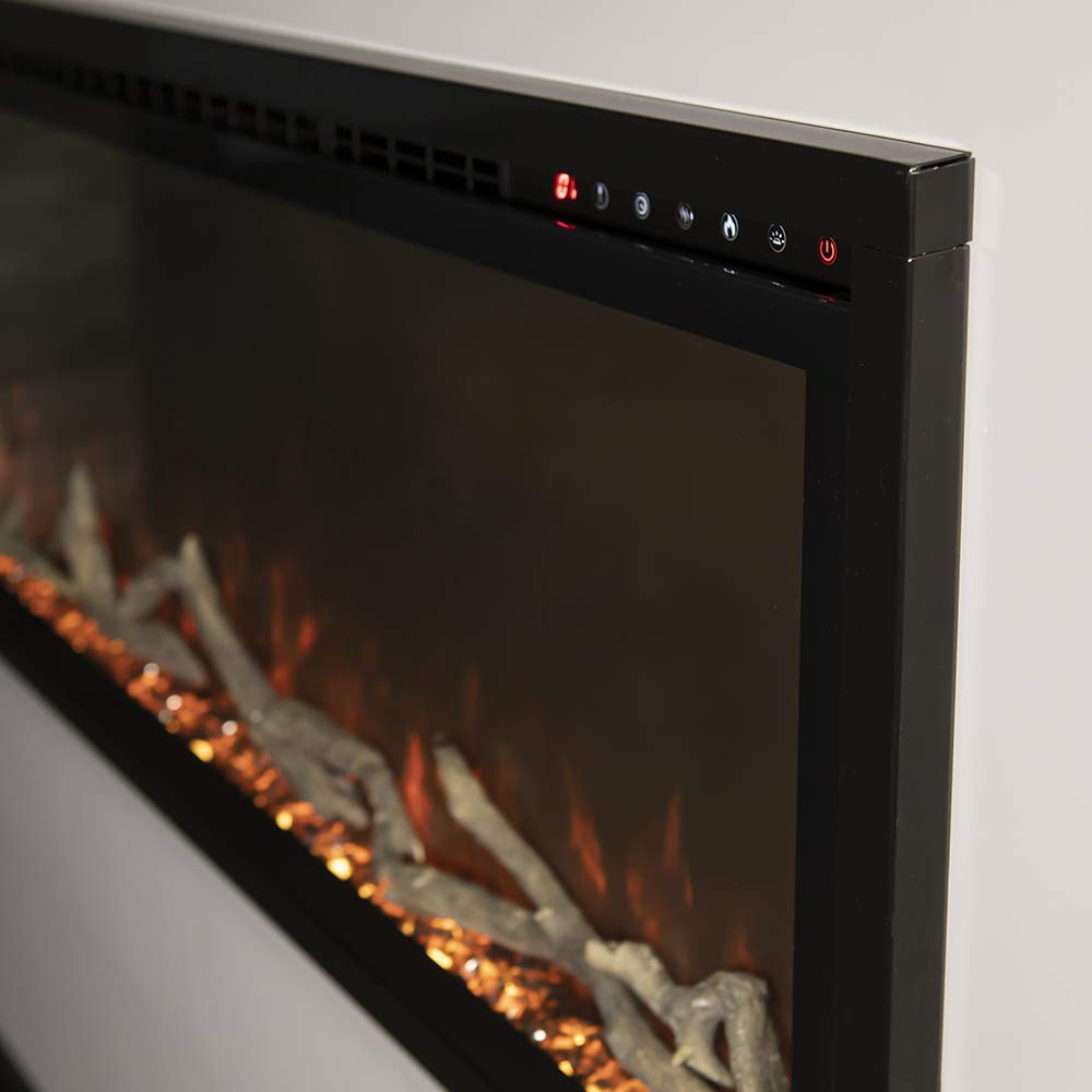 50-Inch Slimline Wall Mount Electric Fireplace