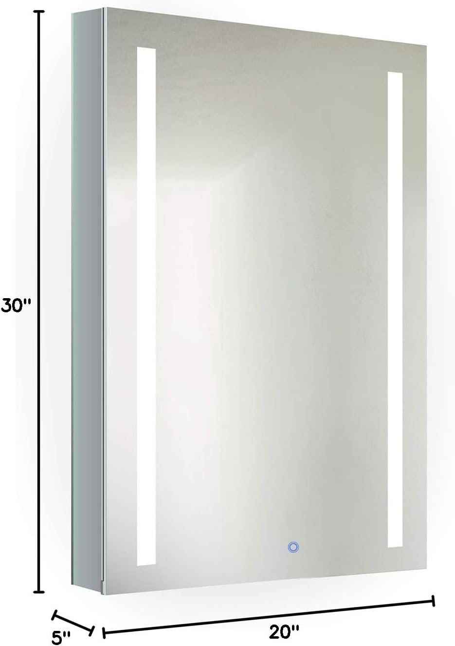 LED Medicine Cabinet 20x30 with Dimmer and Defogger