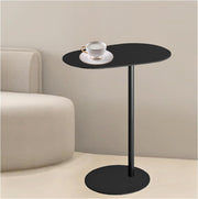 C-Shaped Metal Side Table