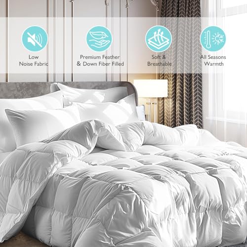 White Goose Feather Down Comforter King Size