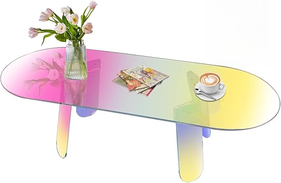 Premium Acrylic Coffee Table - 44L x 16W x 16H