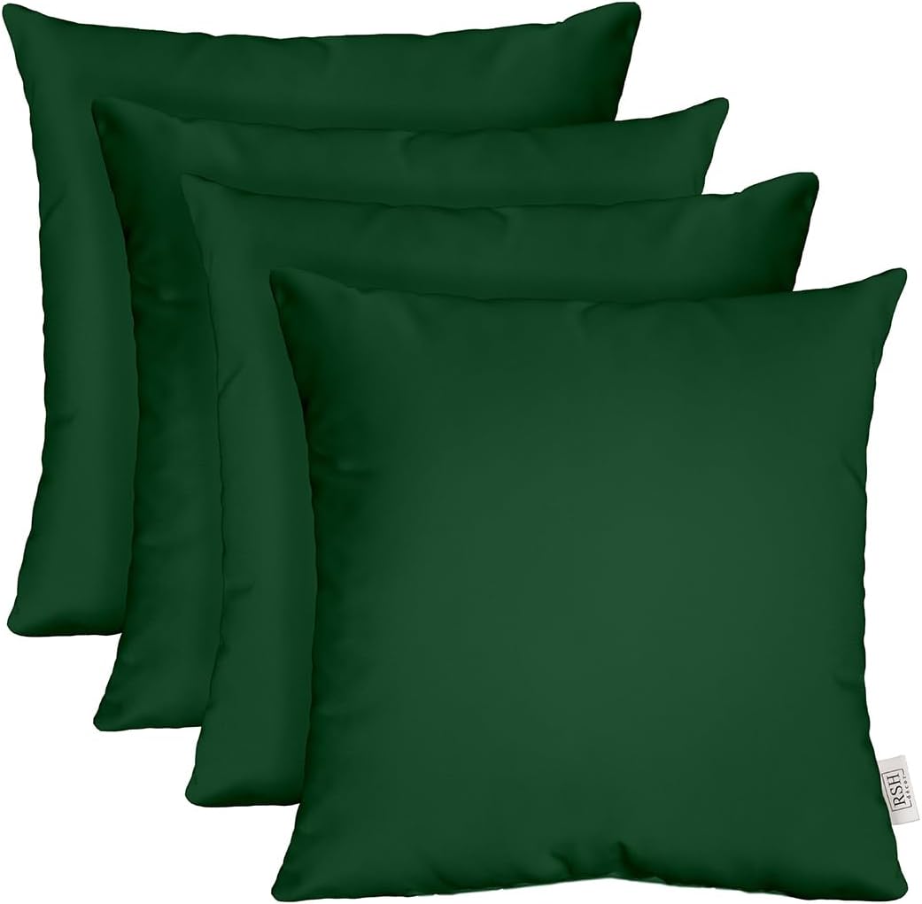 Square Outdoor Throw Pillows Set of 4