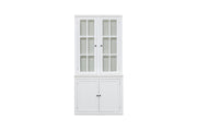 75.25 Inches Tall Display Cabinet with Tempered Glass Door
