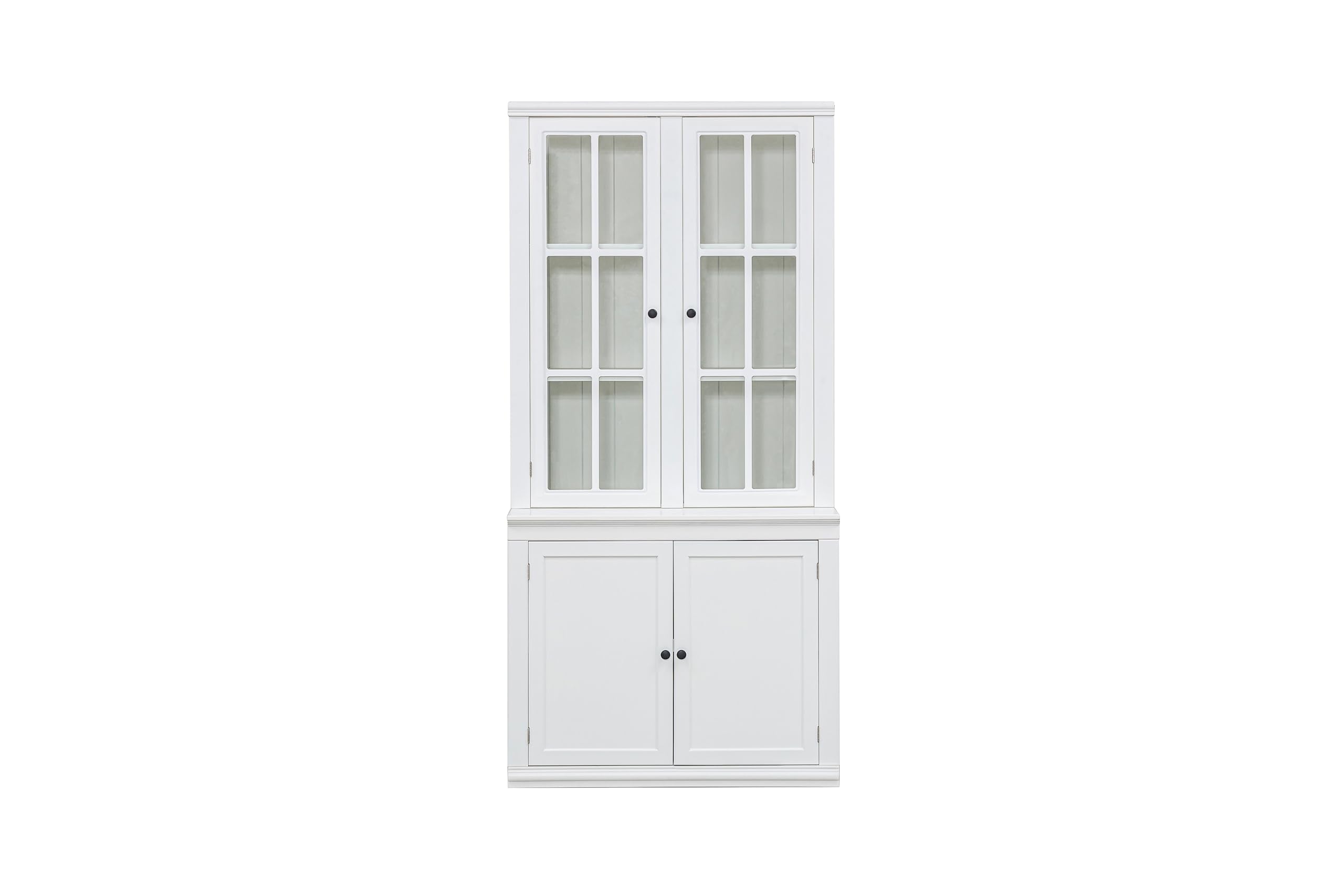 75.25 Inches Tall Display Cabinet with Tempered Glass Door